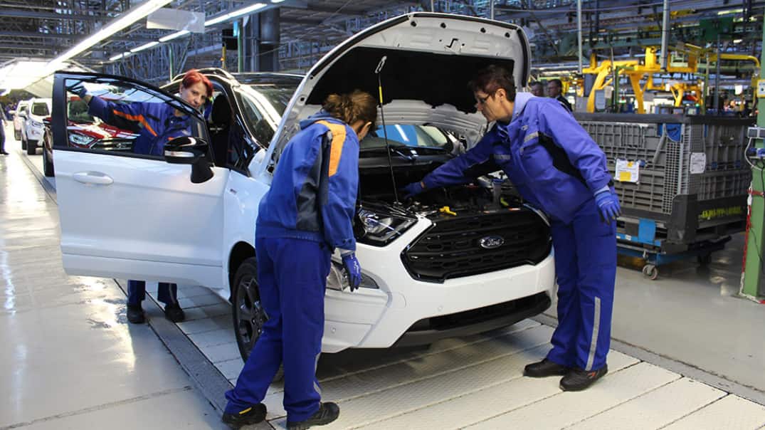 Production of new Ford EcoSport SUV begins in Craiova, Romania Production of new Ford EcoSport SUV begins in Craiova, Romania